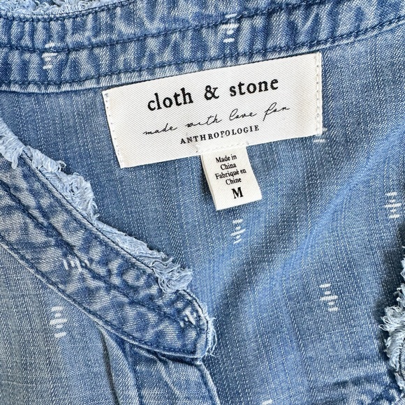 Cloth and Stone shirt denim tunic dress - Picture 4 of 7